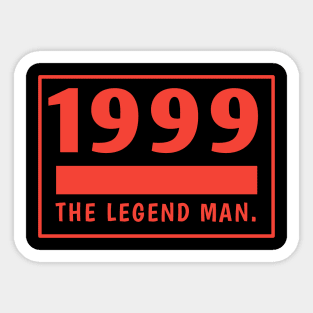 1999 birthday Sticker